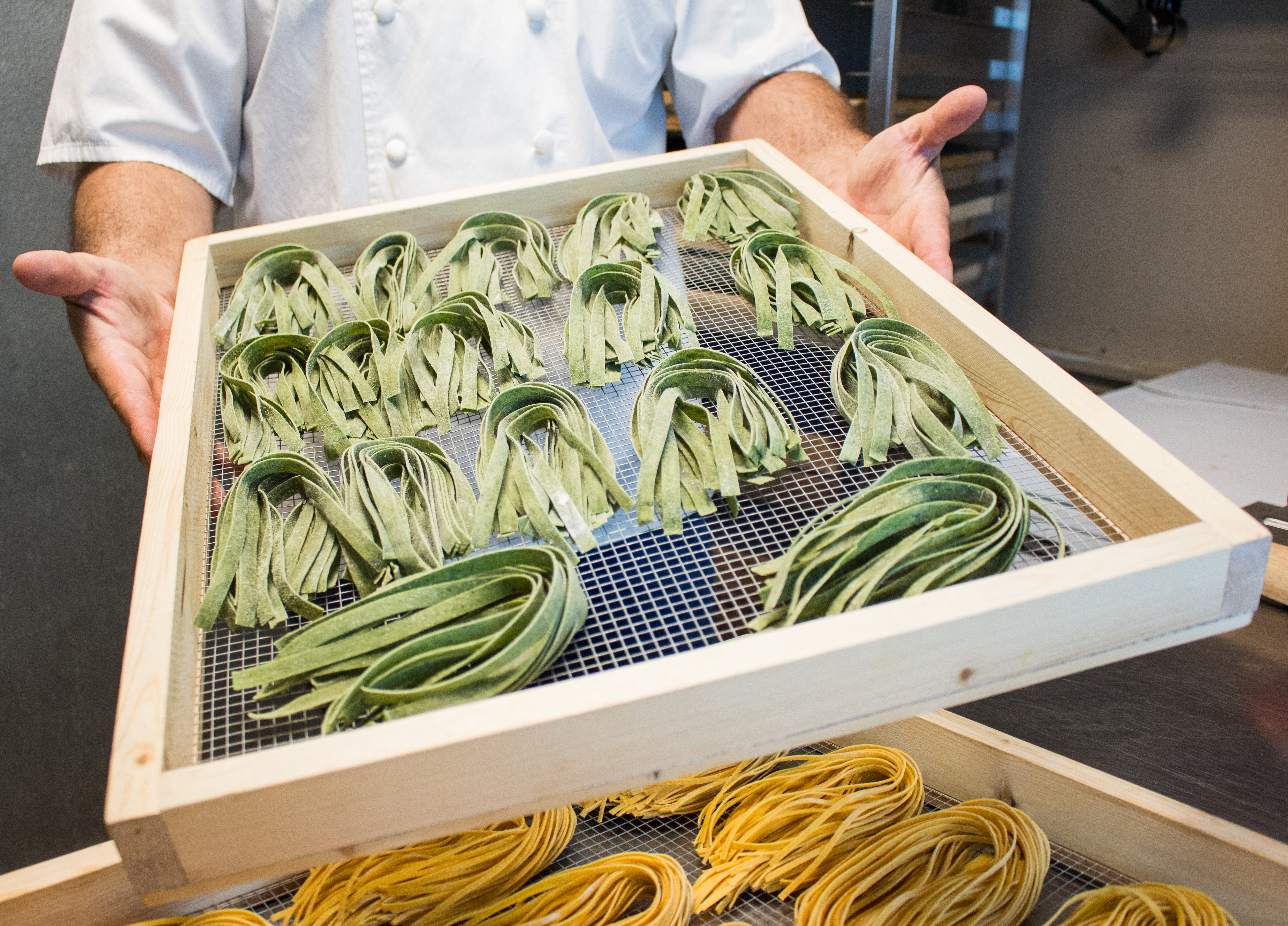 fresh handmade pasta at Franco's Italian Restaurant